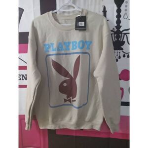 NEW kaki Playboy sweater M